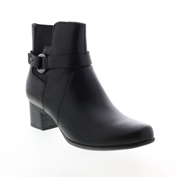 Clarks Womens Un Damson Mid Black Boots (NWT) - Picture 2 of 7